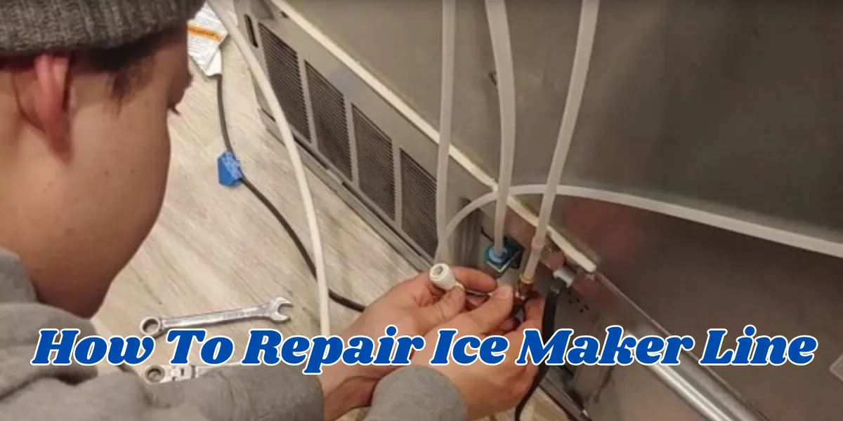 how to repair ice maker line (1